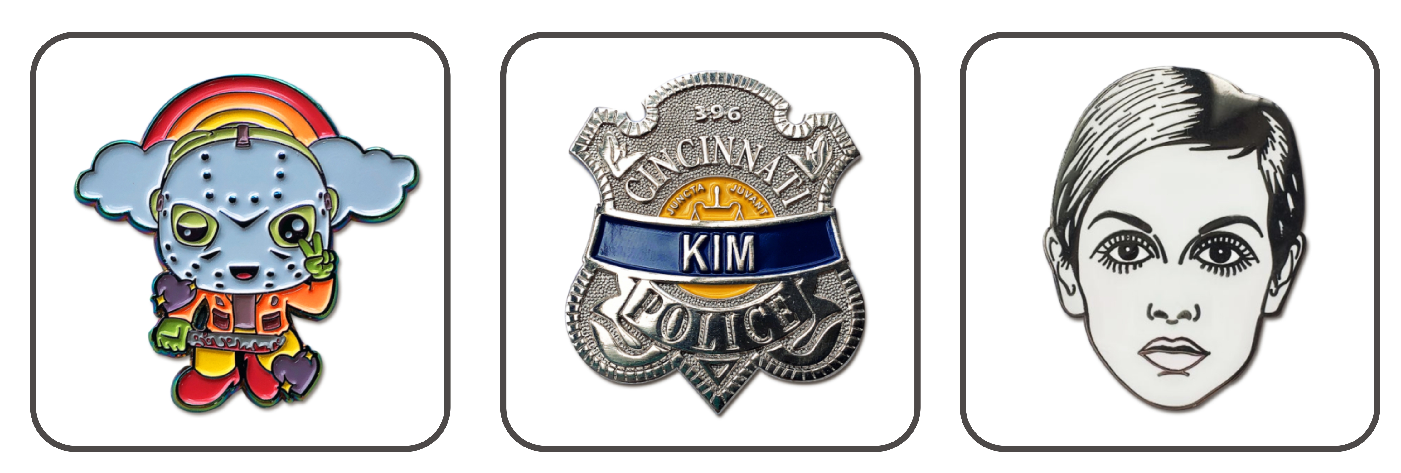 Design Your Own Pin High Quality Custom soft and hard Enamel color metal pins Free design