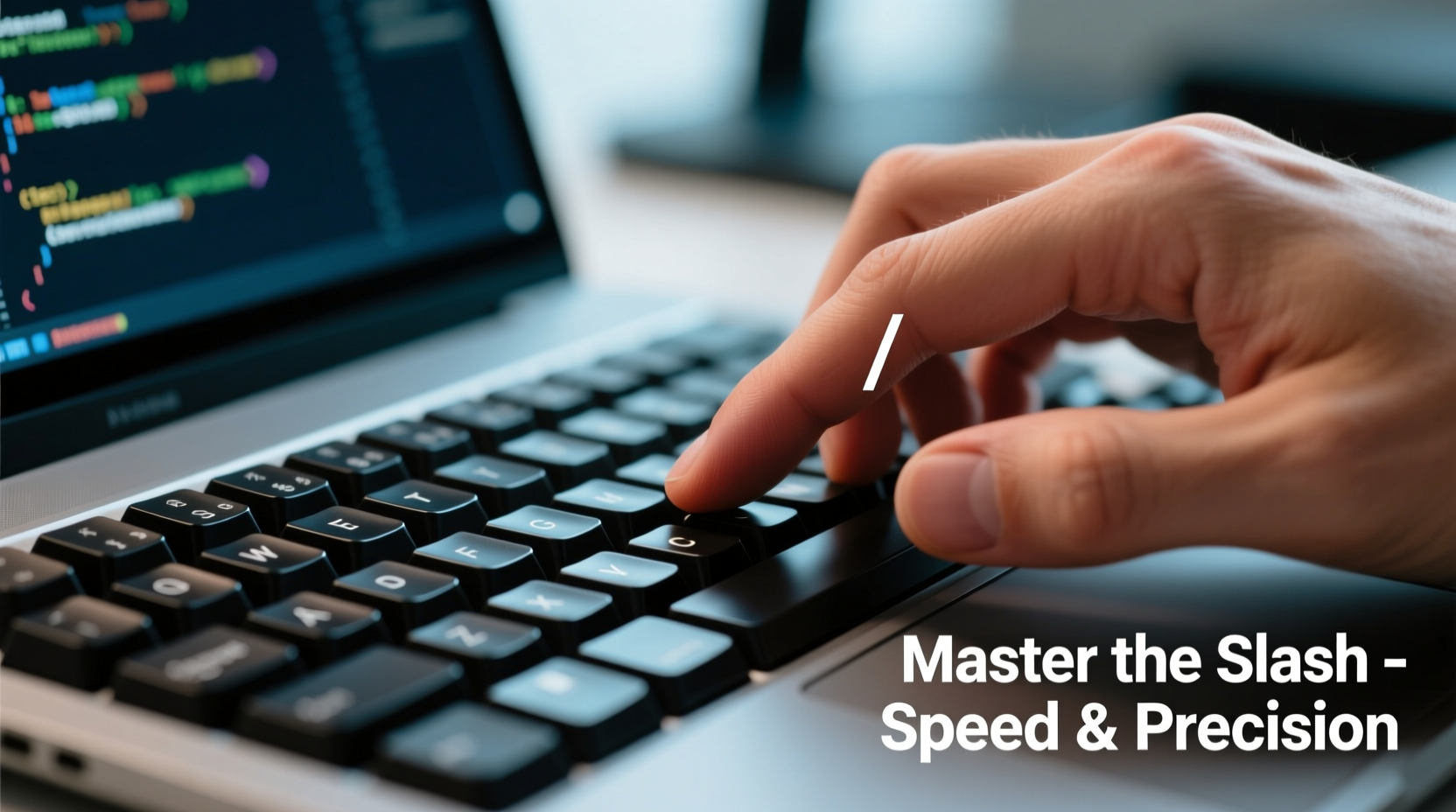 mastering how to type the slash symbol quickly and easily