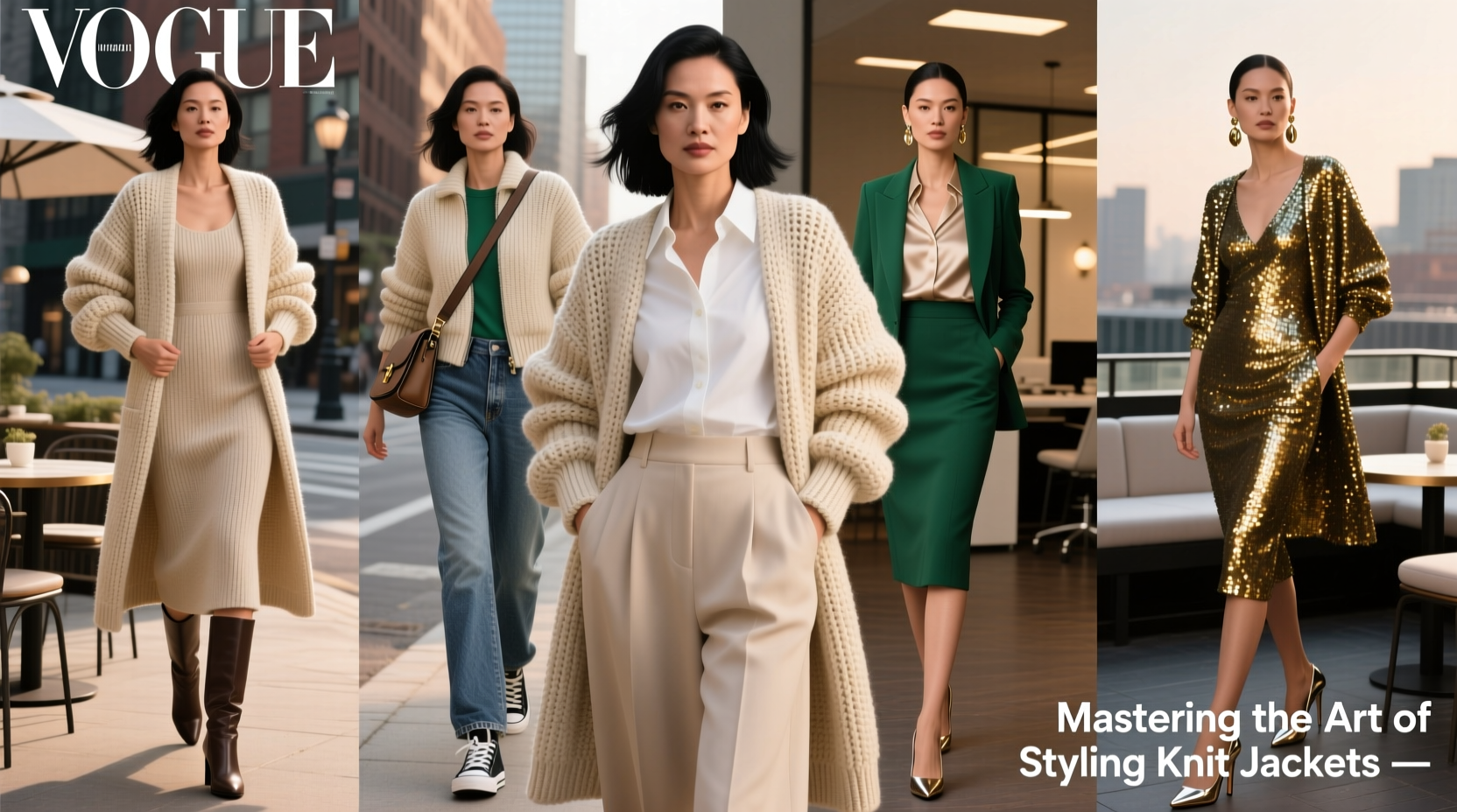 mastering the art of styling knitted jackets creative outfit pairing tips for every occasion