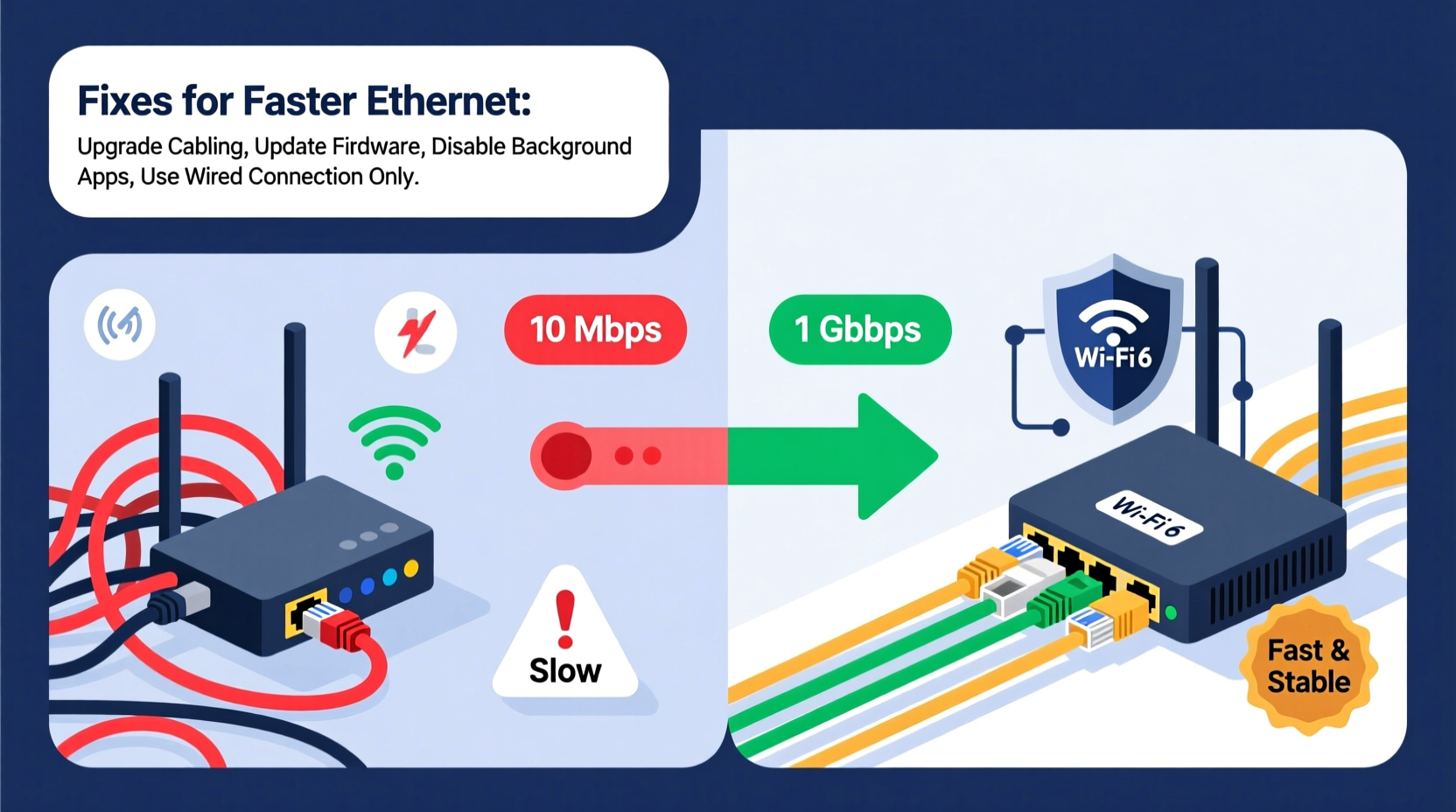 slow ethernet speed troubleshooting fixes for a faster connection
