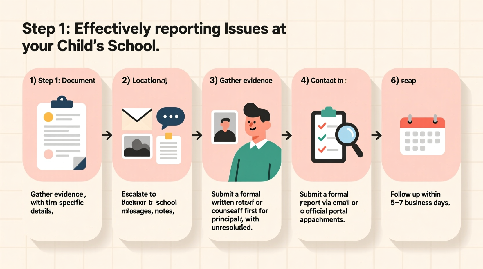 how to effectively report issues at your childs school a step by step guide
