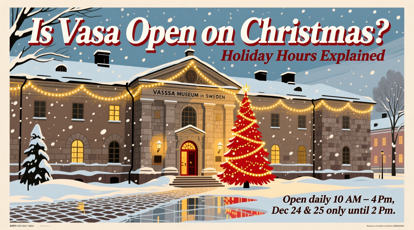 is vasa open on christmas