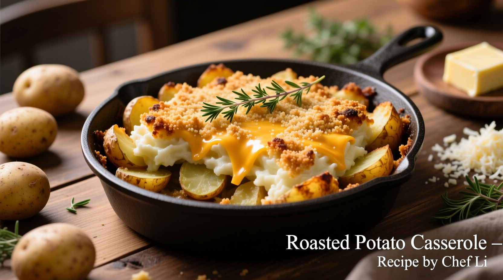 roasted potato casserole recipe
