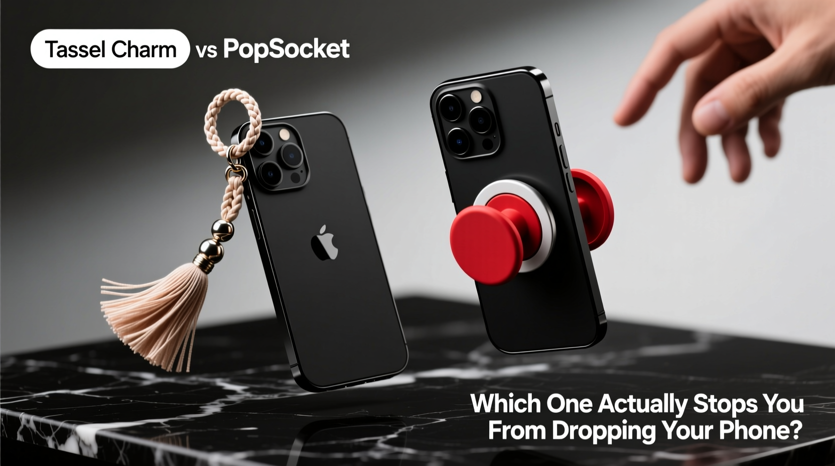 tassel phone charm vs popsocket which one actually stops you from dropping your phone