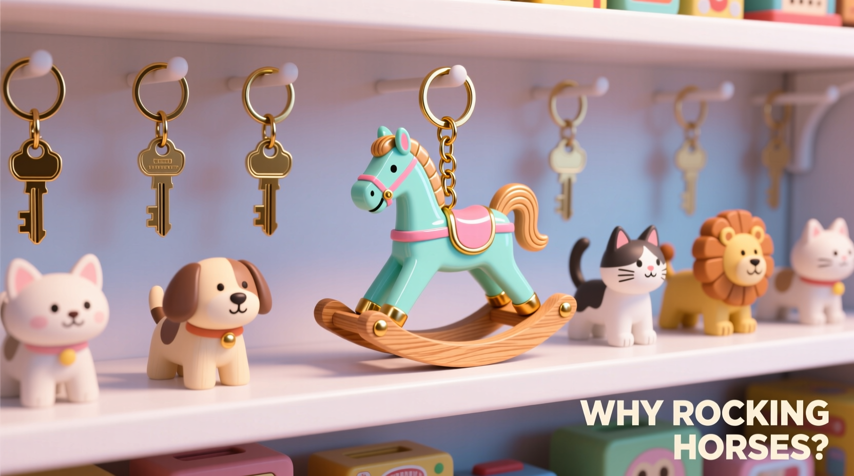rocking horse keychains are suddenly everywhere whats the hype vs regular animal keychains 2