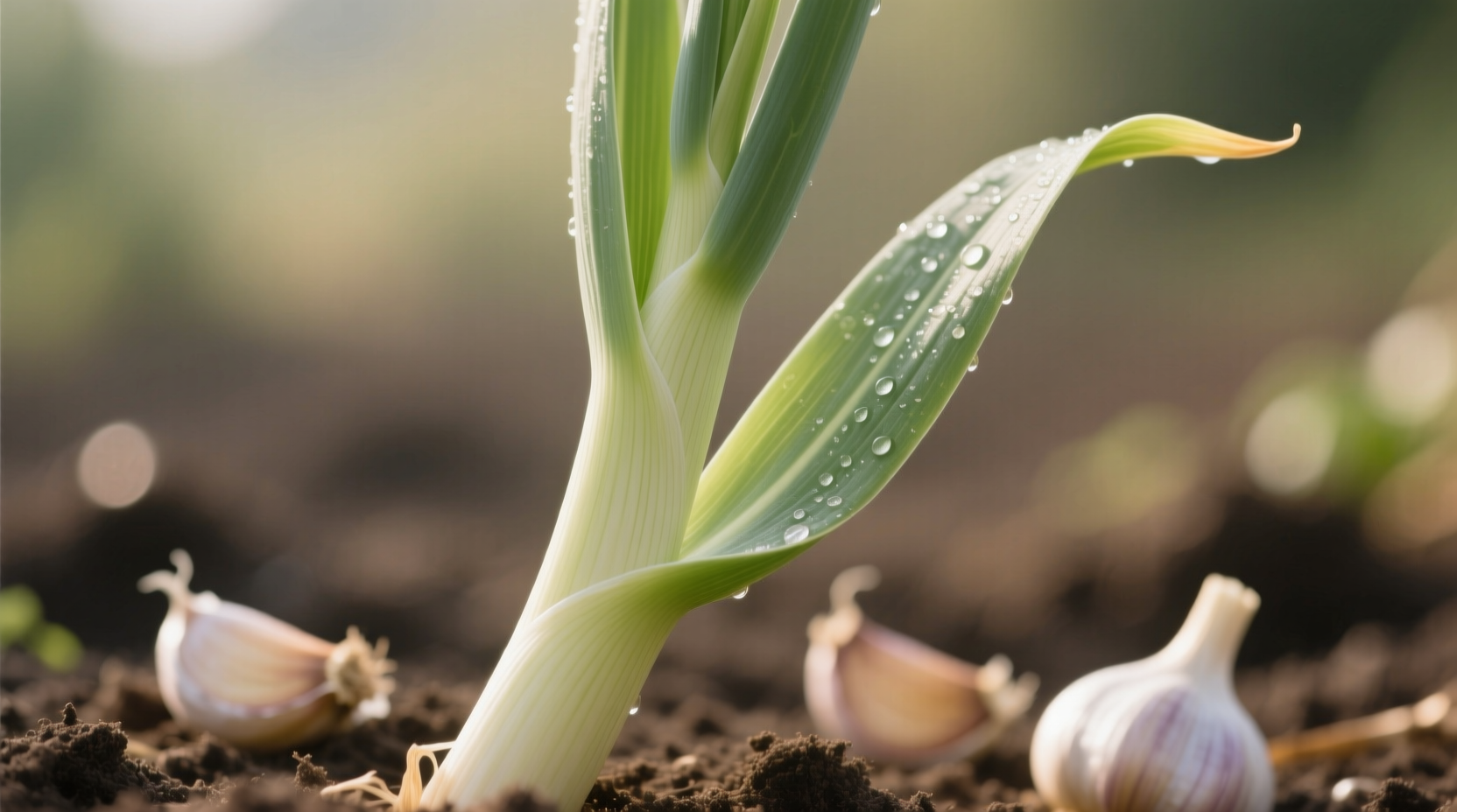 garlic stalk
