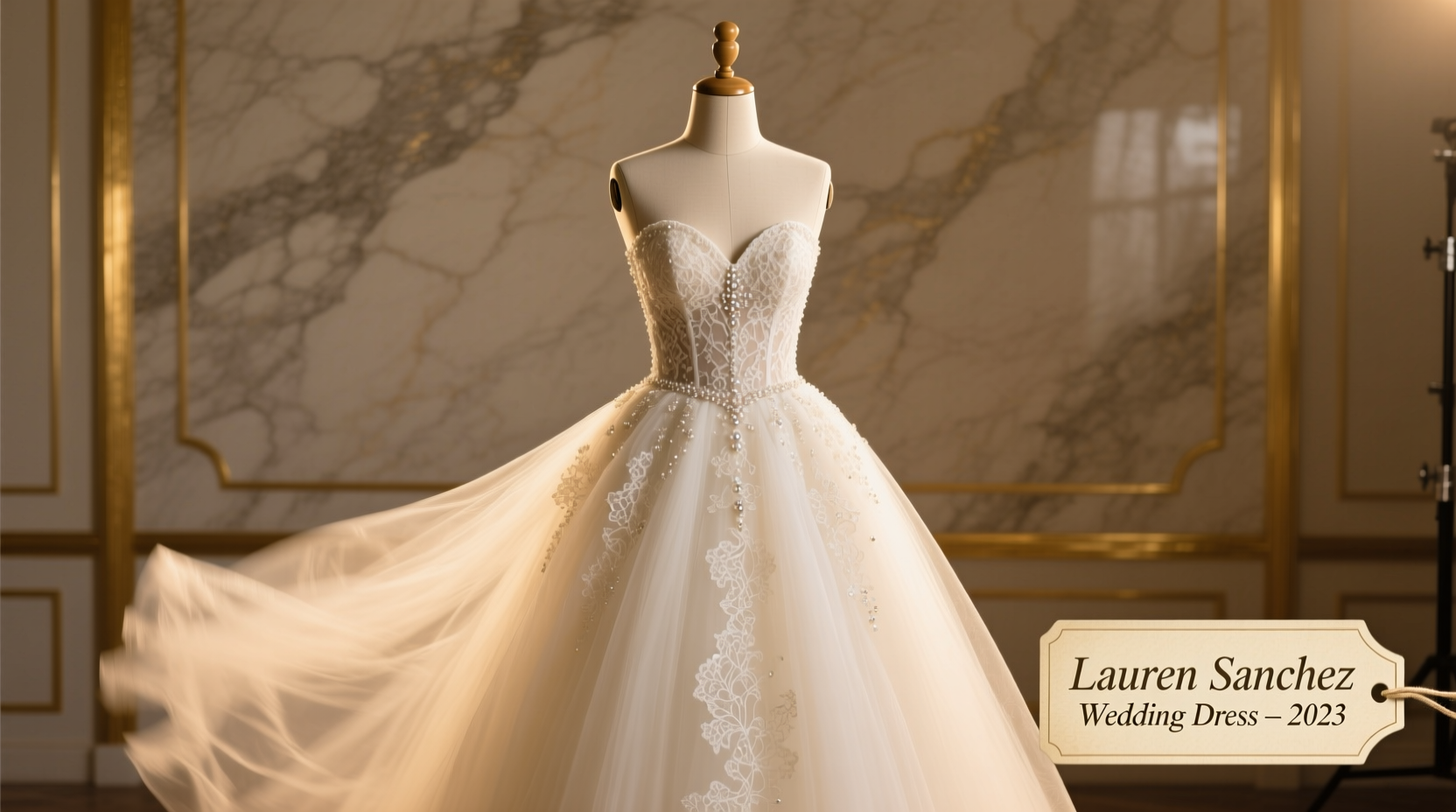 how much was lauren sanchez wedding dress