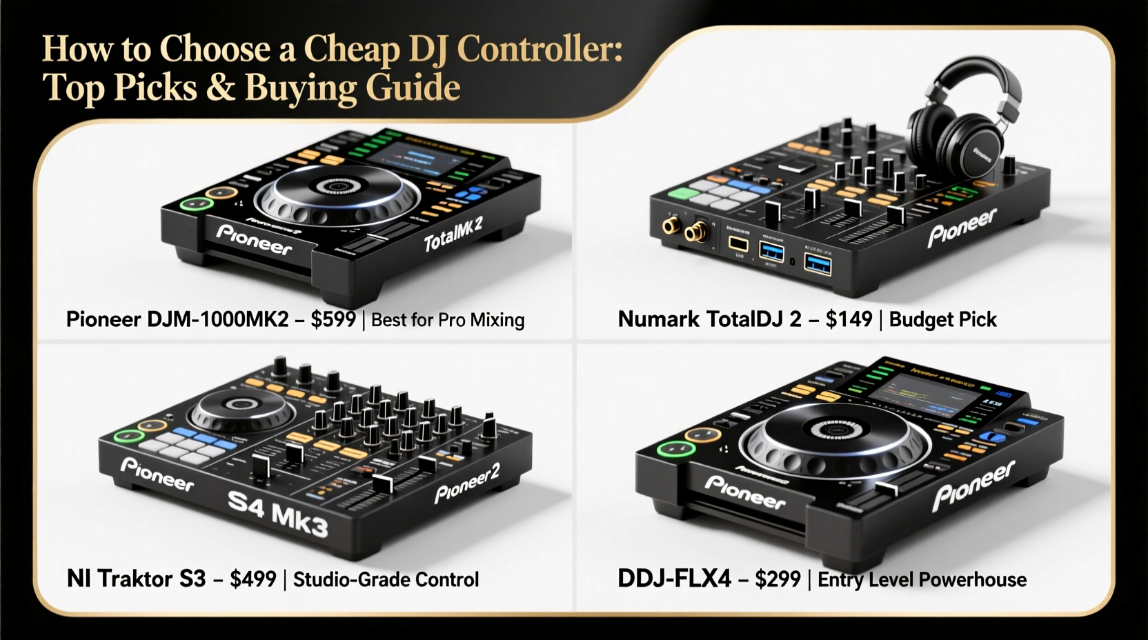 cheap dj controller pioneer