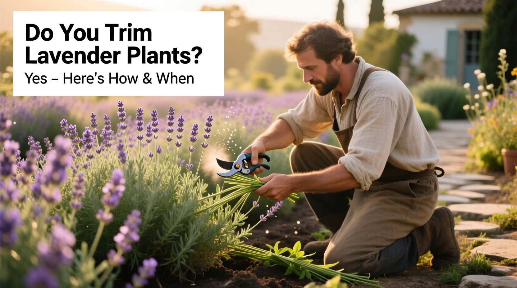 do you trim lavender plants