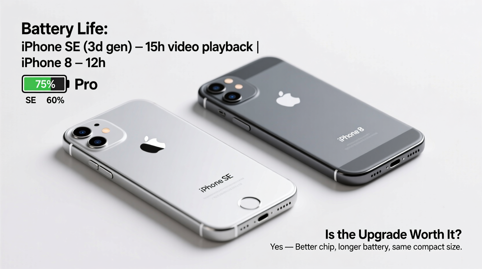 iphone se battery life vs iphone 8 is the upgrade worth it for better battery