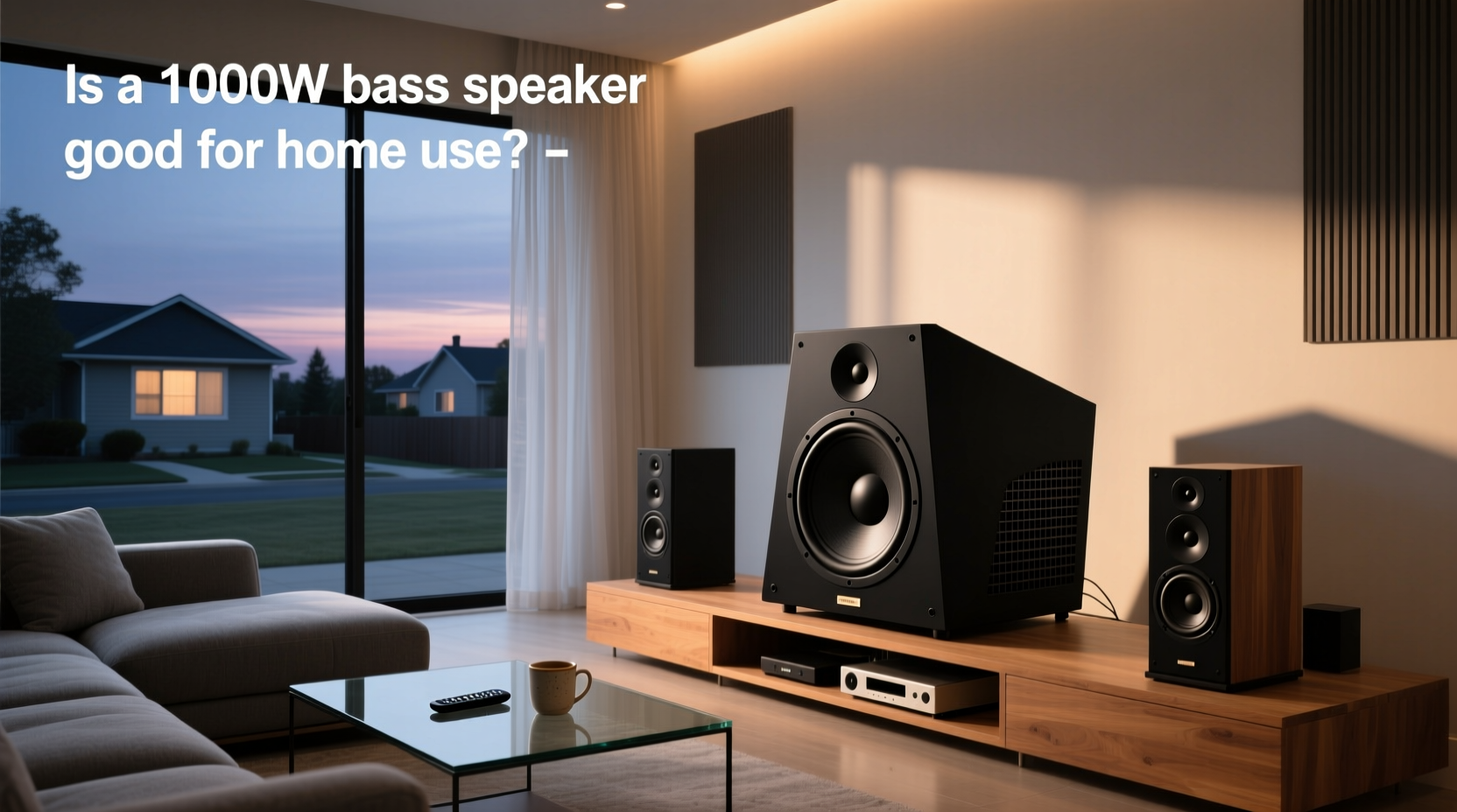 How to Choose a 1000W Subwoofer Speaker: Is It Good for Home Use?