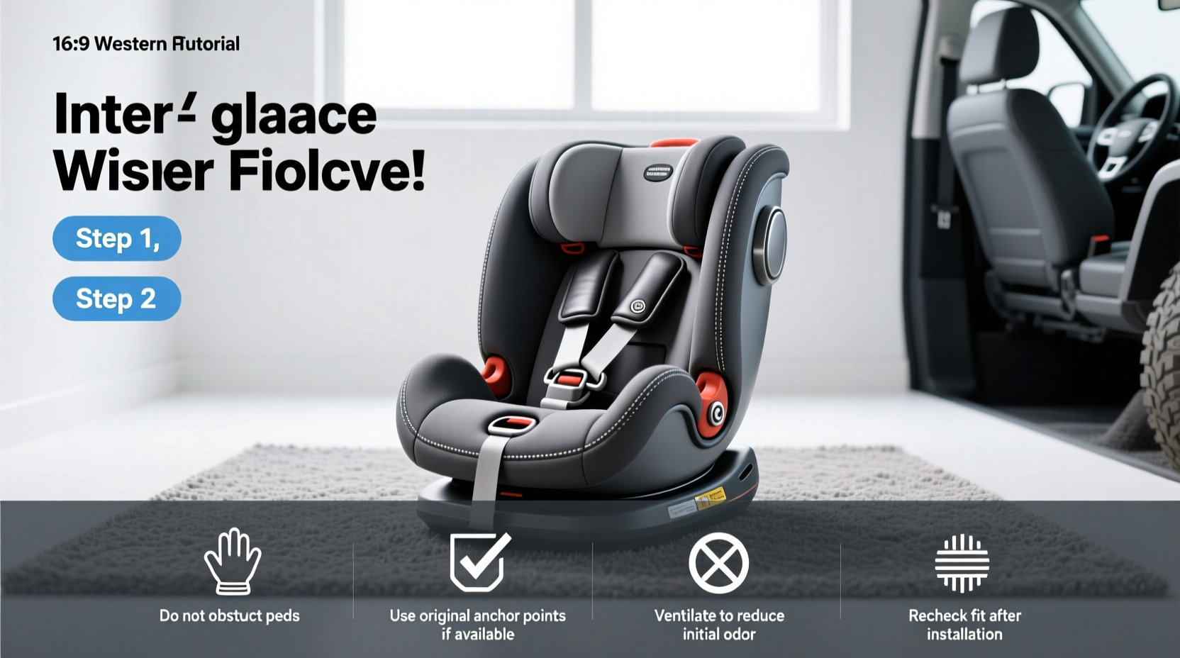child's off road car seat