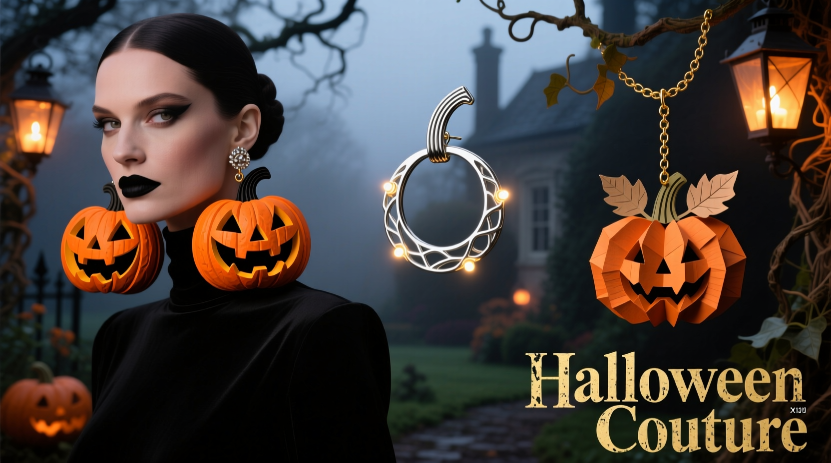 creative ways to style pumpkin earrings for a standout halloween look