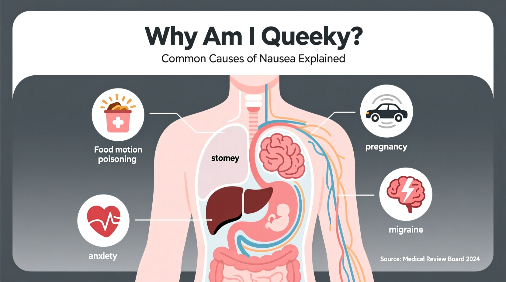 why am i queasy common causes of nausea explained