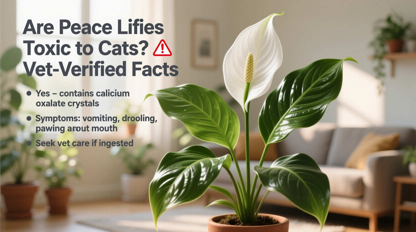 are peace lilies toxic to cats