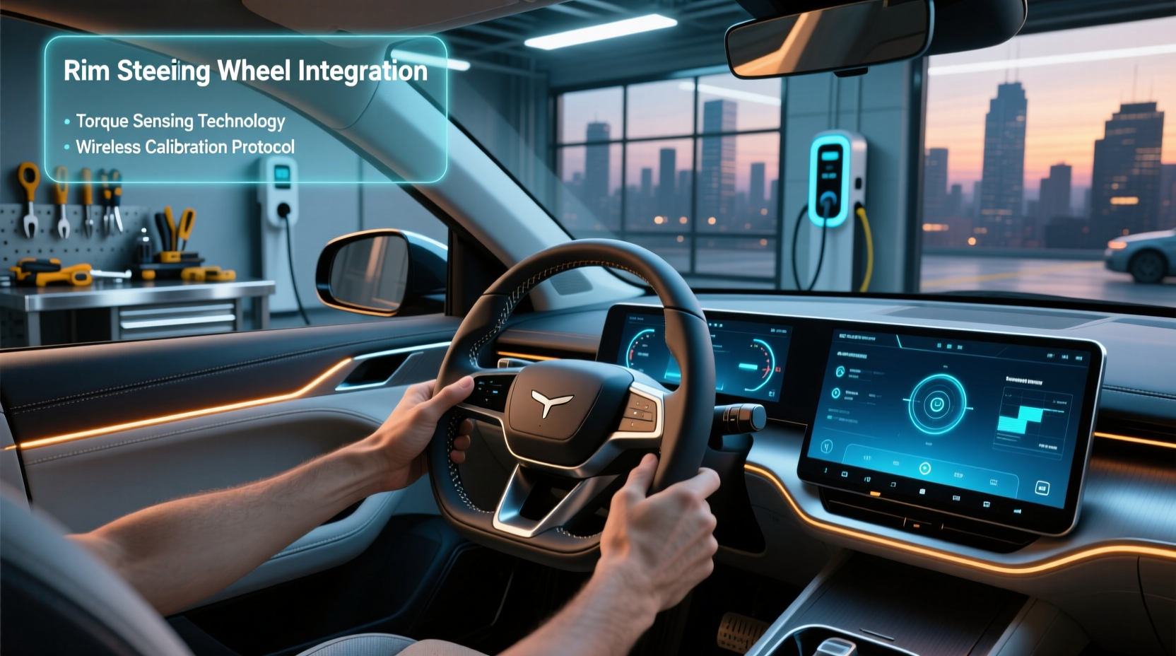 rim steering wheel ev install