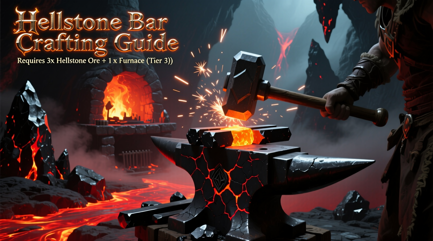 how to craft hellstone bars