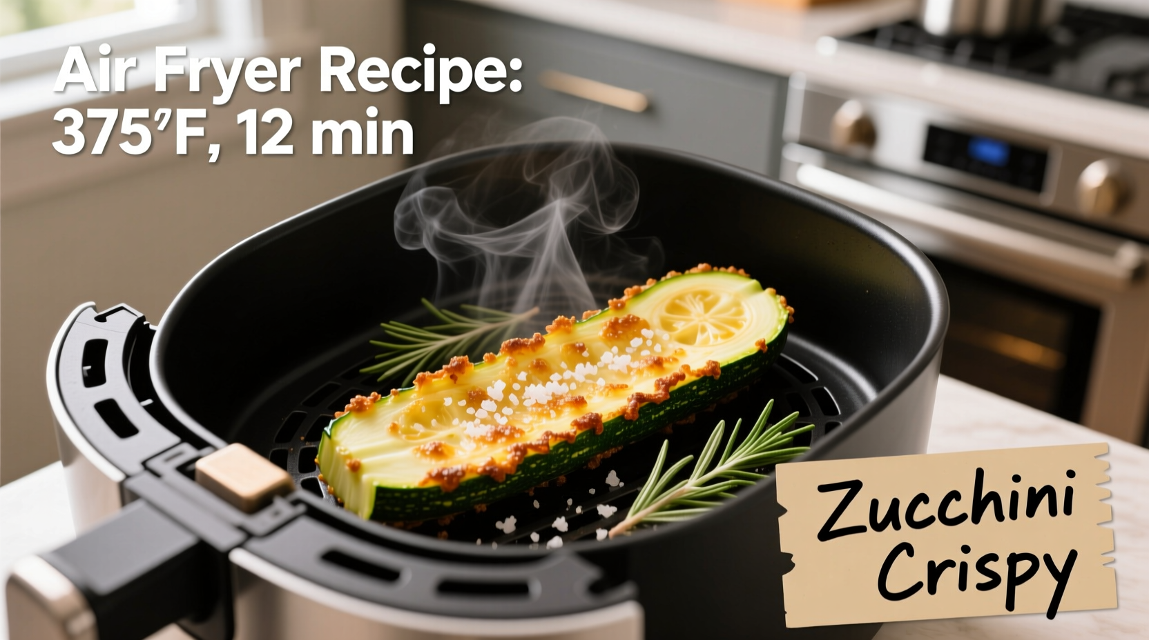 Perfect Air Fryer Zucchini: Crispy in 12 Minutes