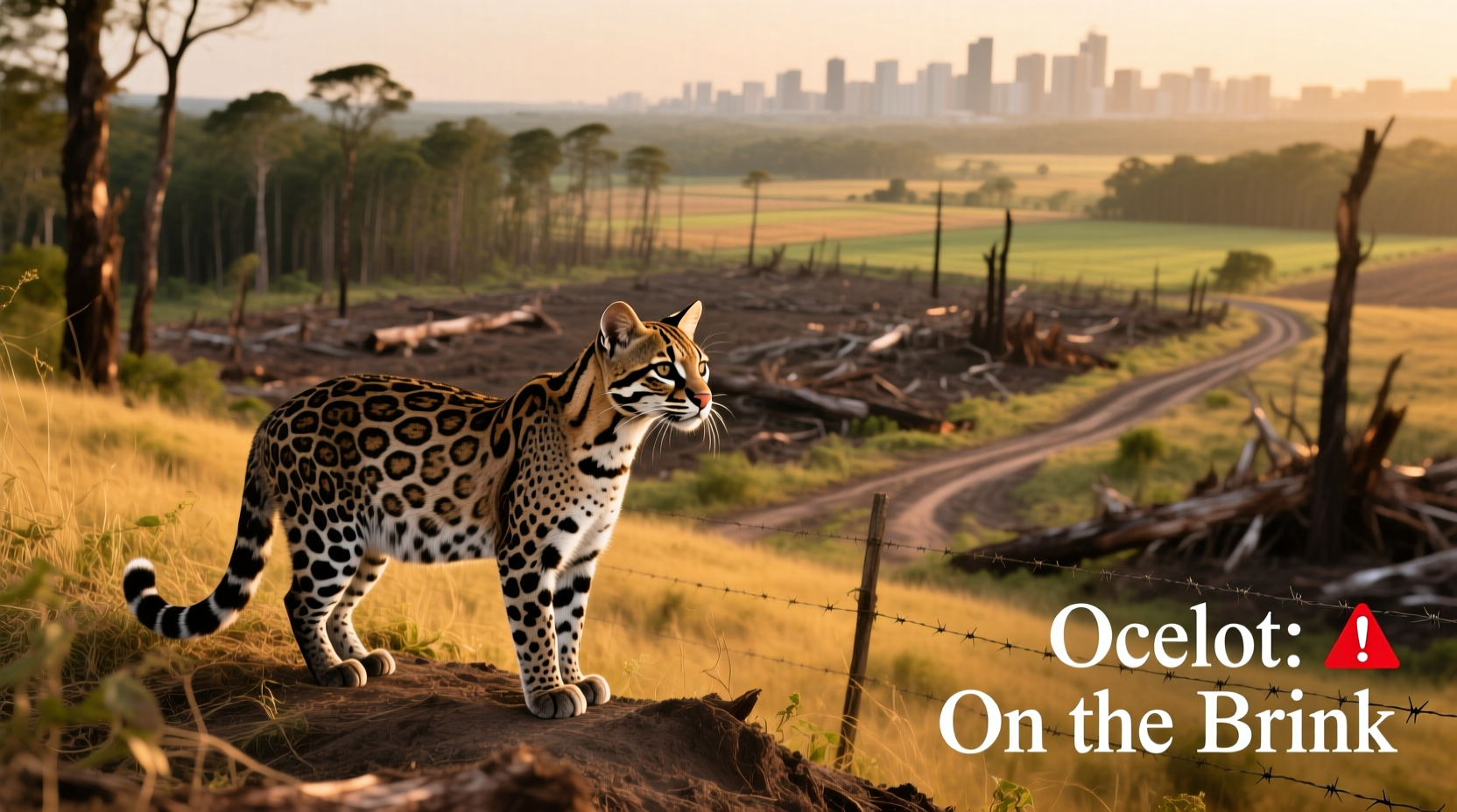 why are ocelots endangered threats to ocelot survival