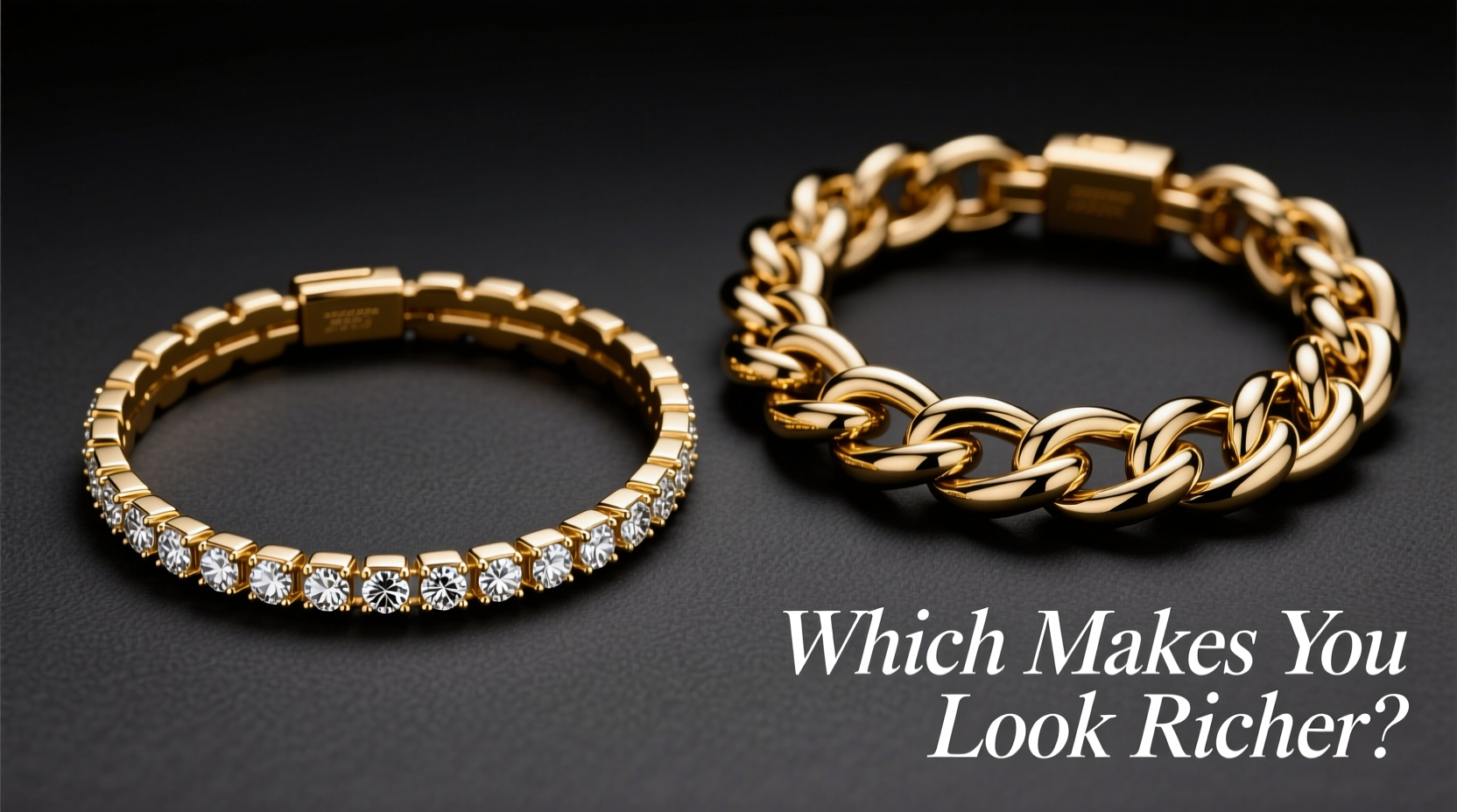 tennis bracelet or cuban link which one makes you look richer 3