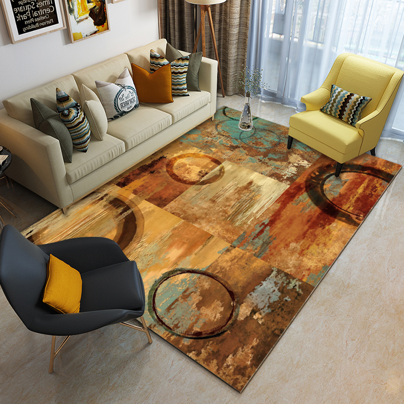 Hot sale 3D printing non slip machine made airport corridor  floor carpets for livingroom