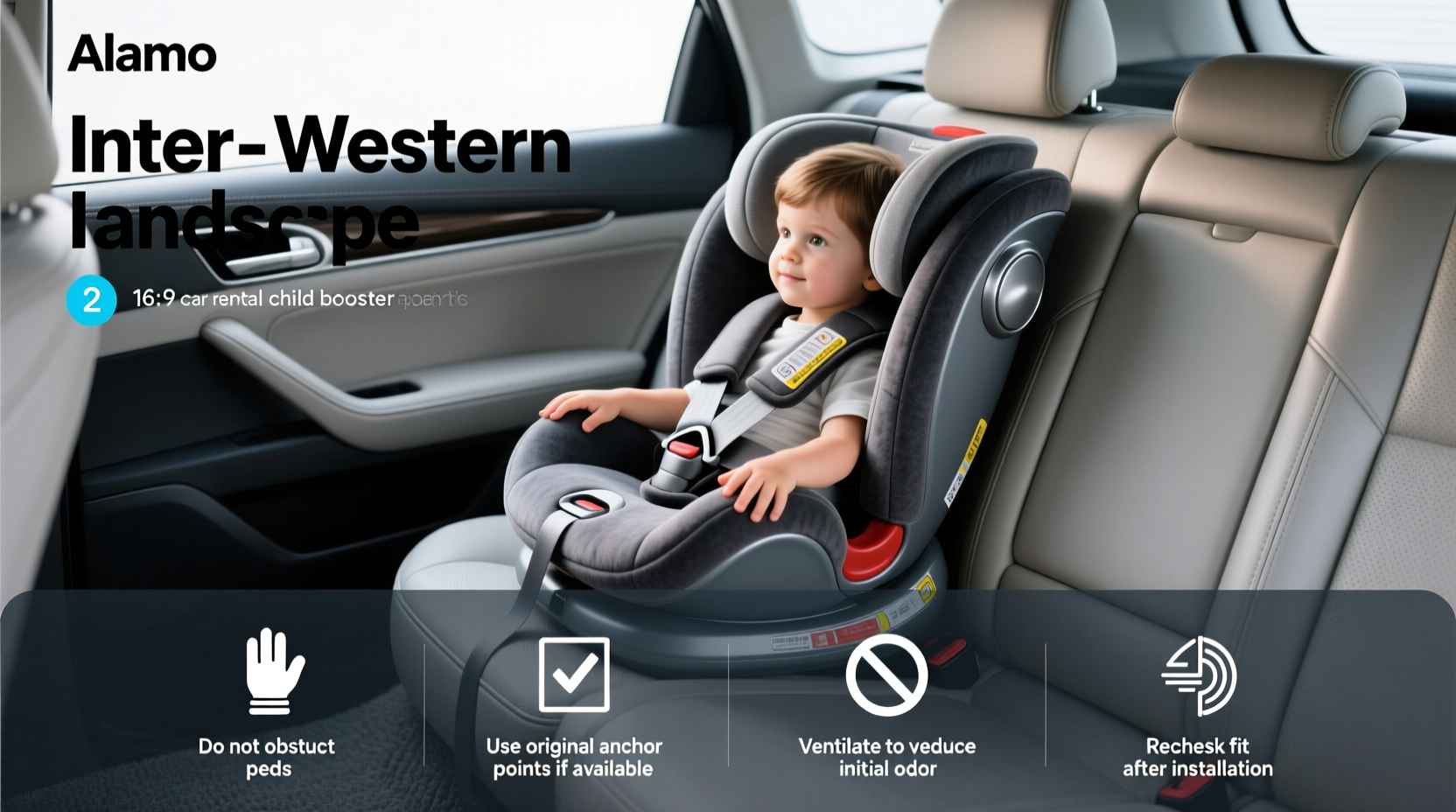 alamo car rental child booster seat price