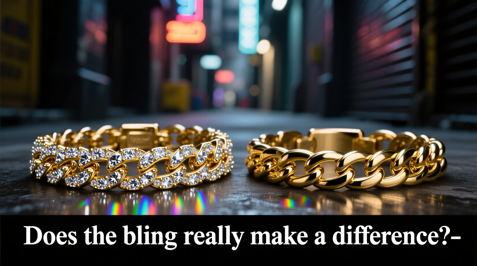 iced out cuban link vs plain does the bling really make a difference 2