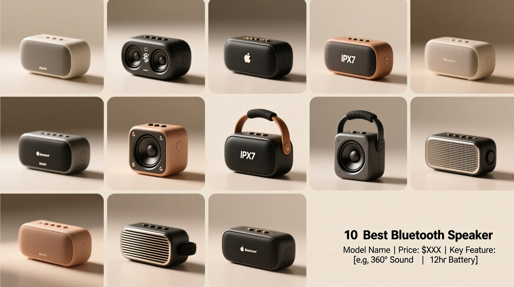 top 10 best bluetooth speakers under 100 for clear sound portability