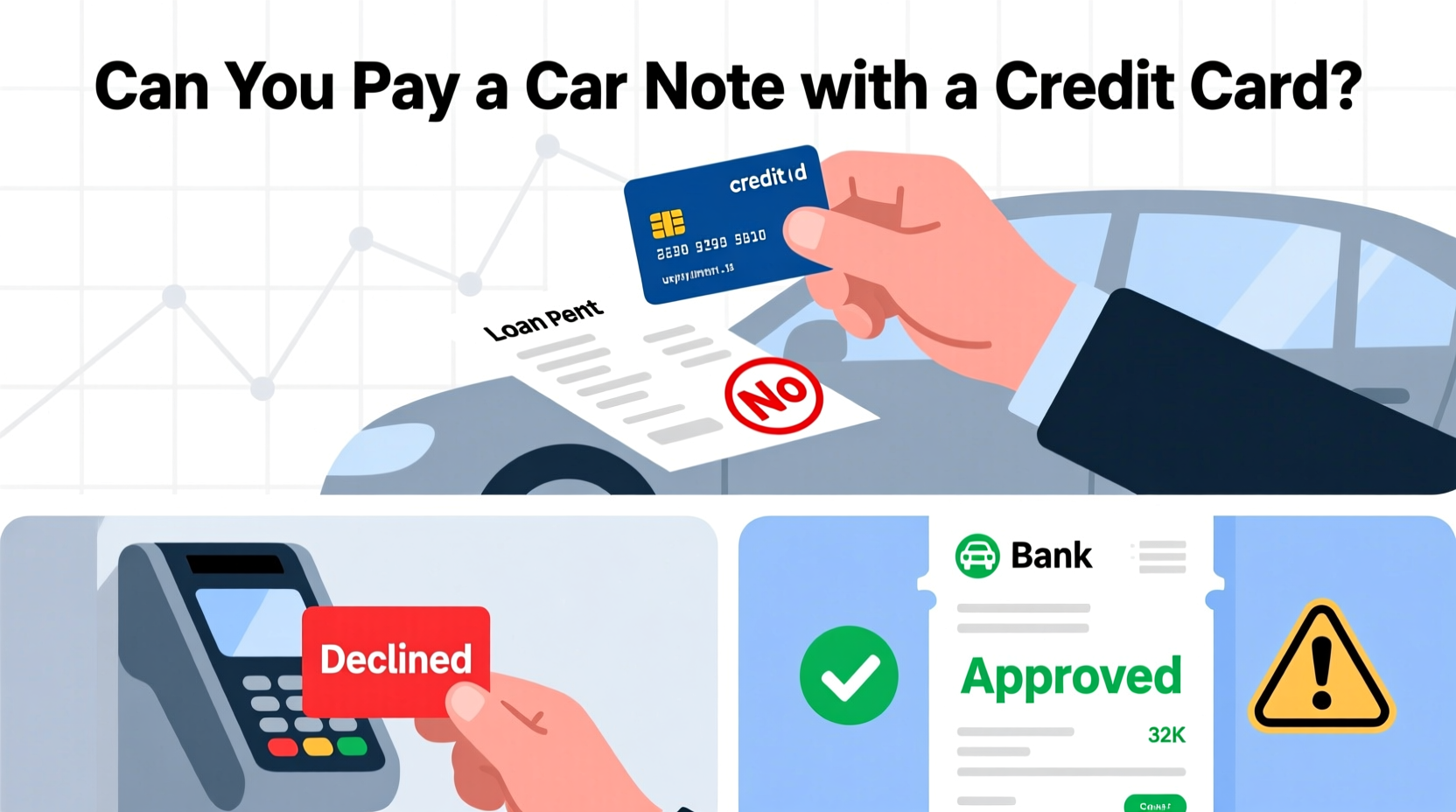 can you pay a car note with a credit card
