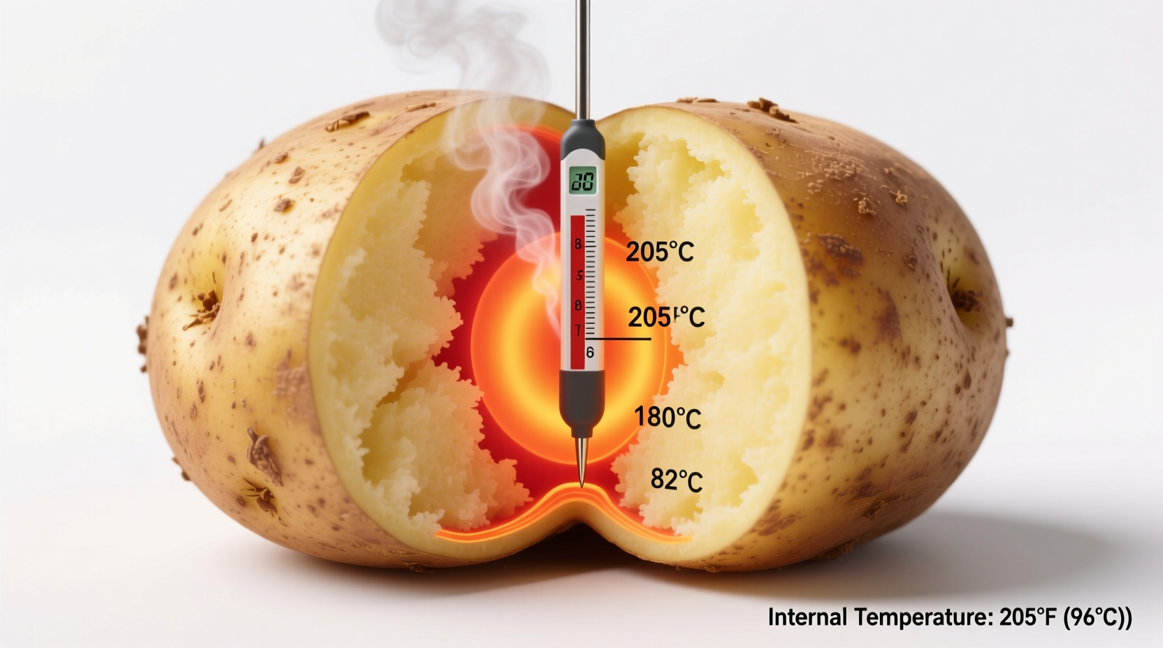 internal temperature for baked potato