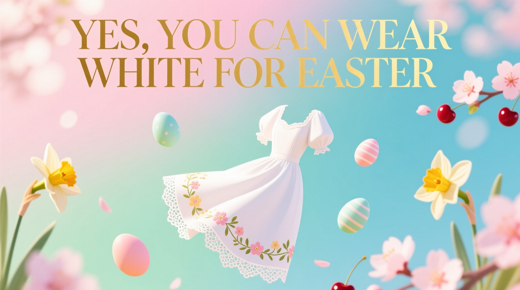 can i wear white for easter