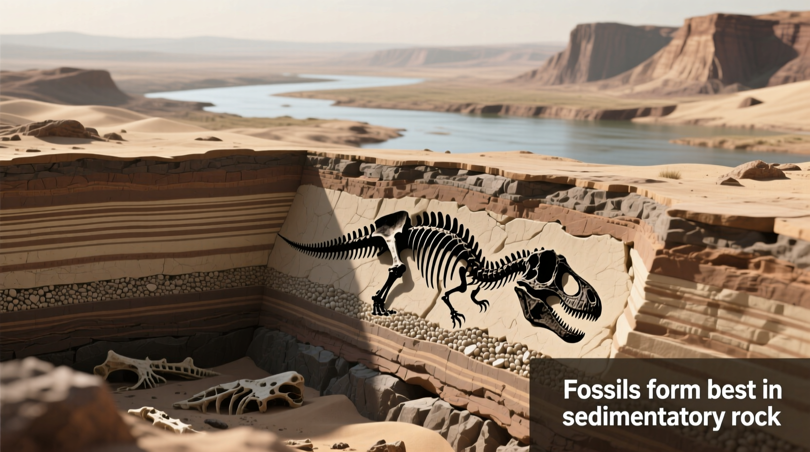 why fossils are found mostly in sedimentary rock