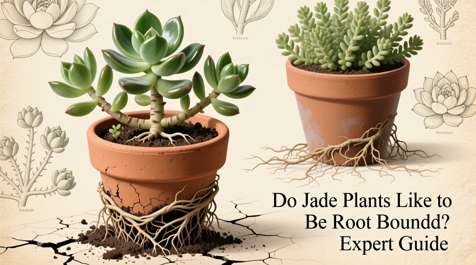 do jade plants like to be root bound