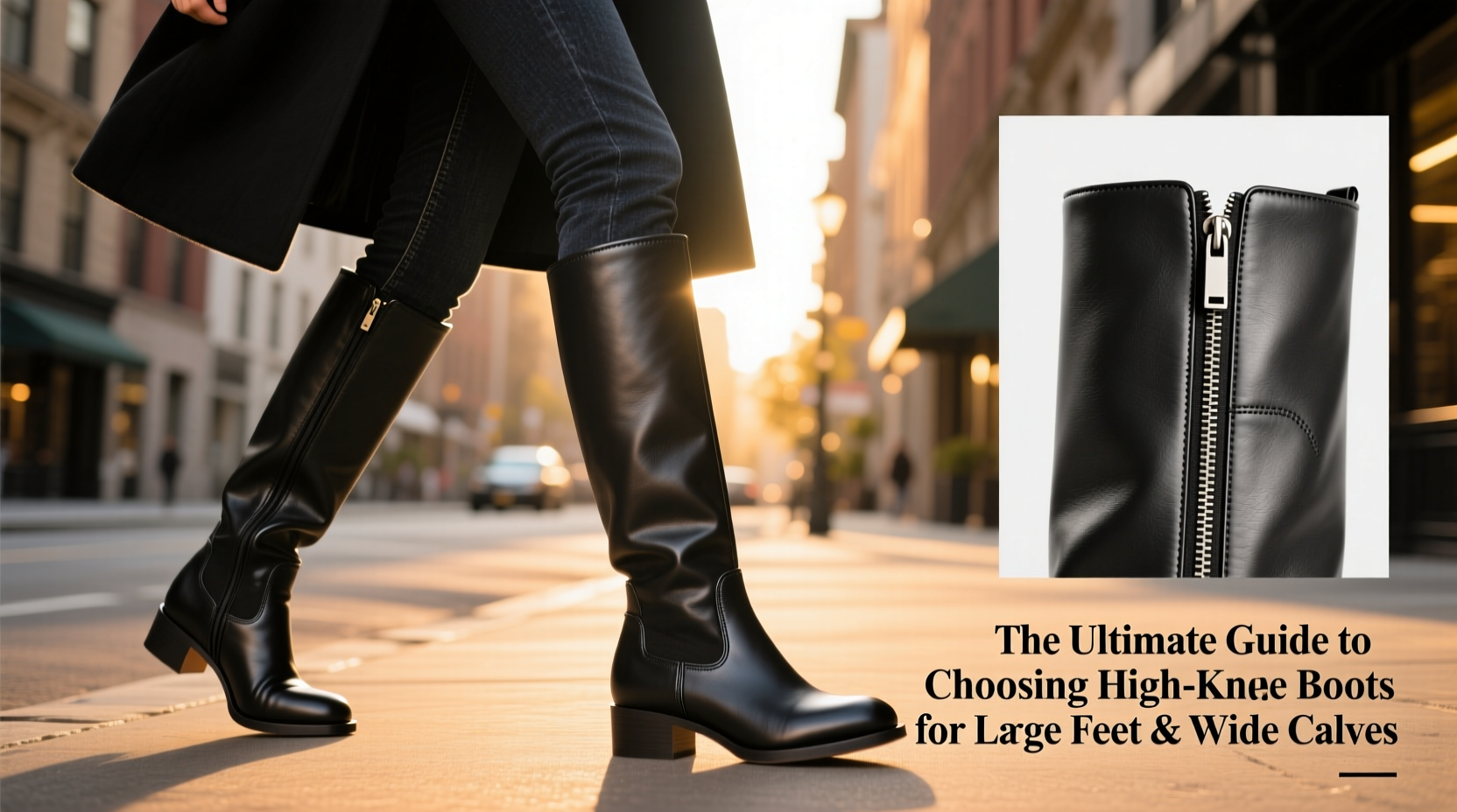 the ultimate guide to choosing high knee boots for large feet and wide calves