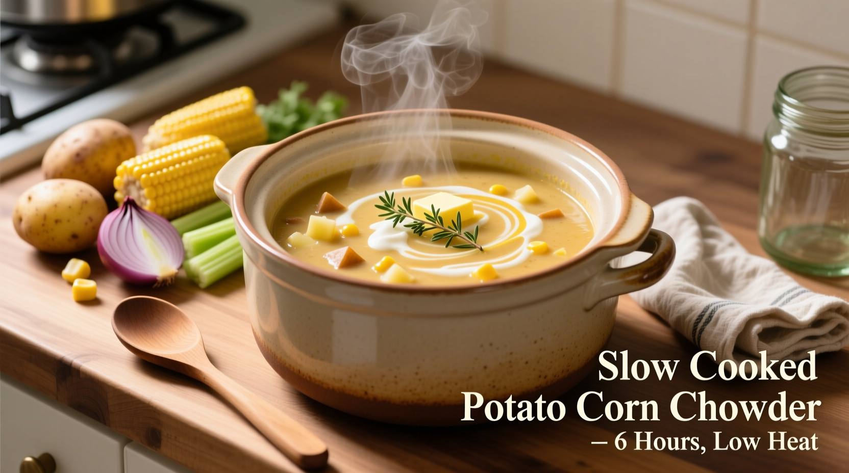potato corn chowder slow cooker