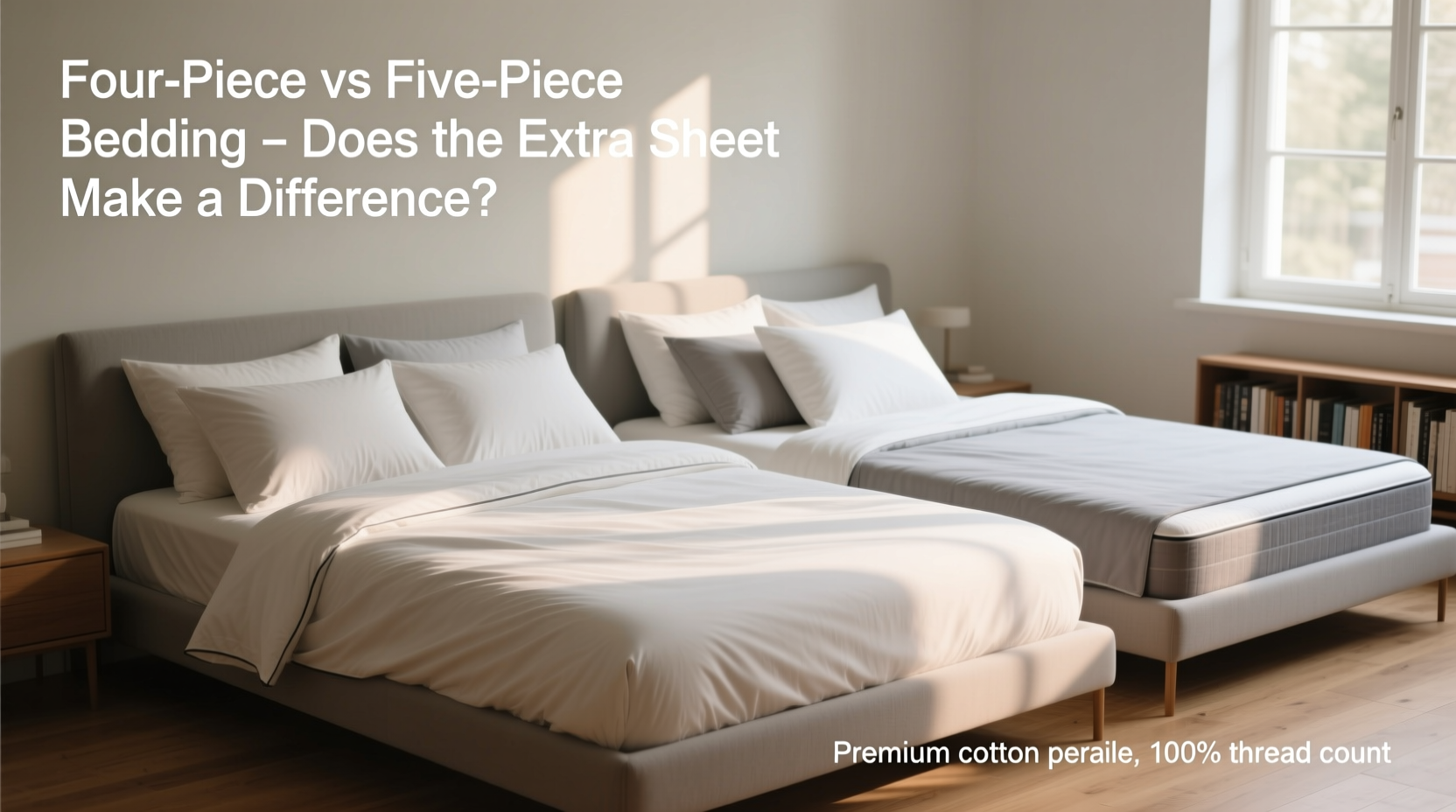 four piece vs five piece bedding does that extra sheet really make a difference