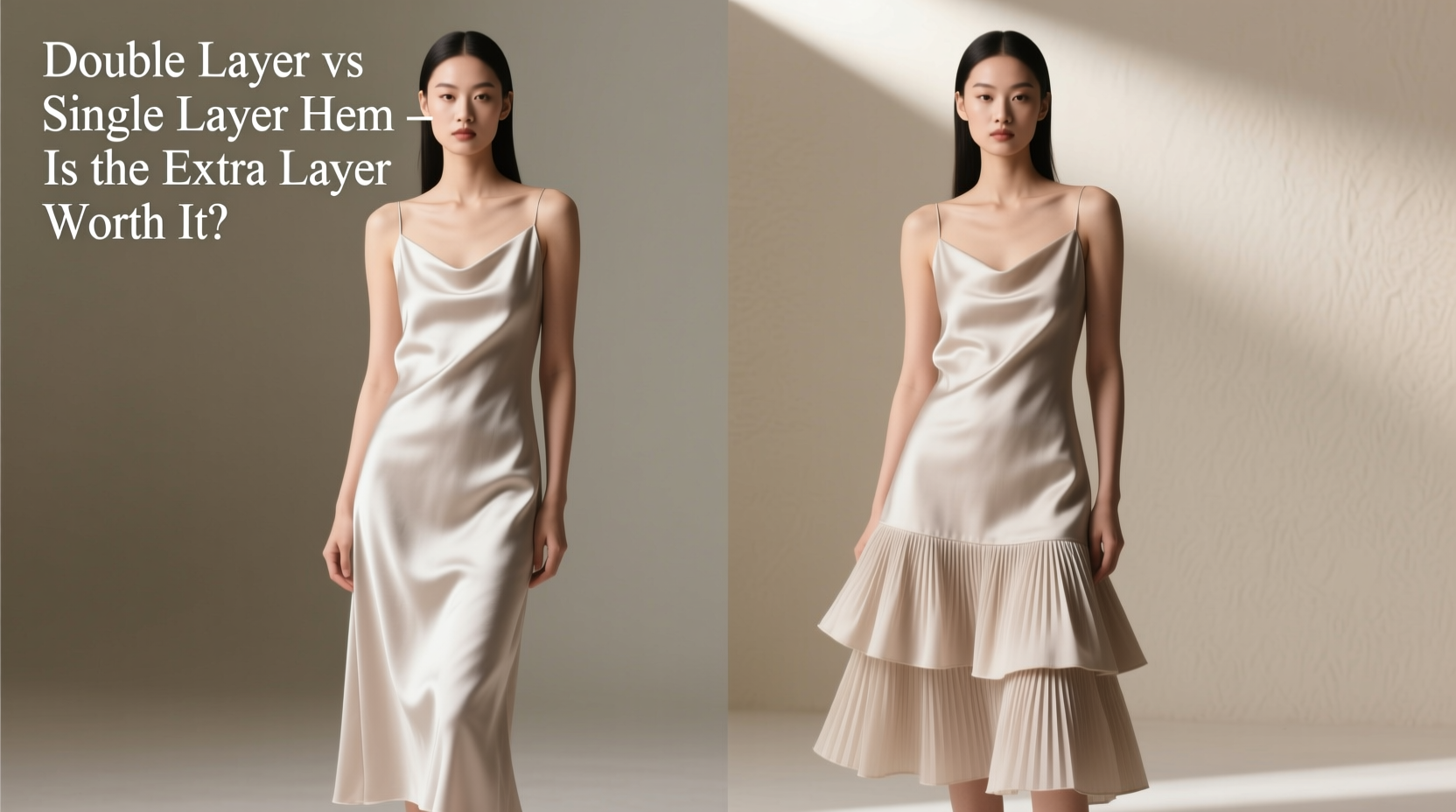 double vs single layer hem dress is the extra layer worth it