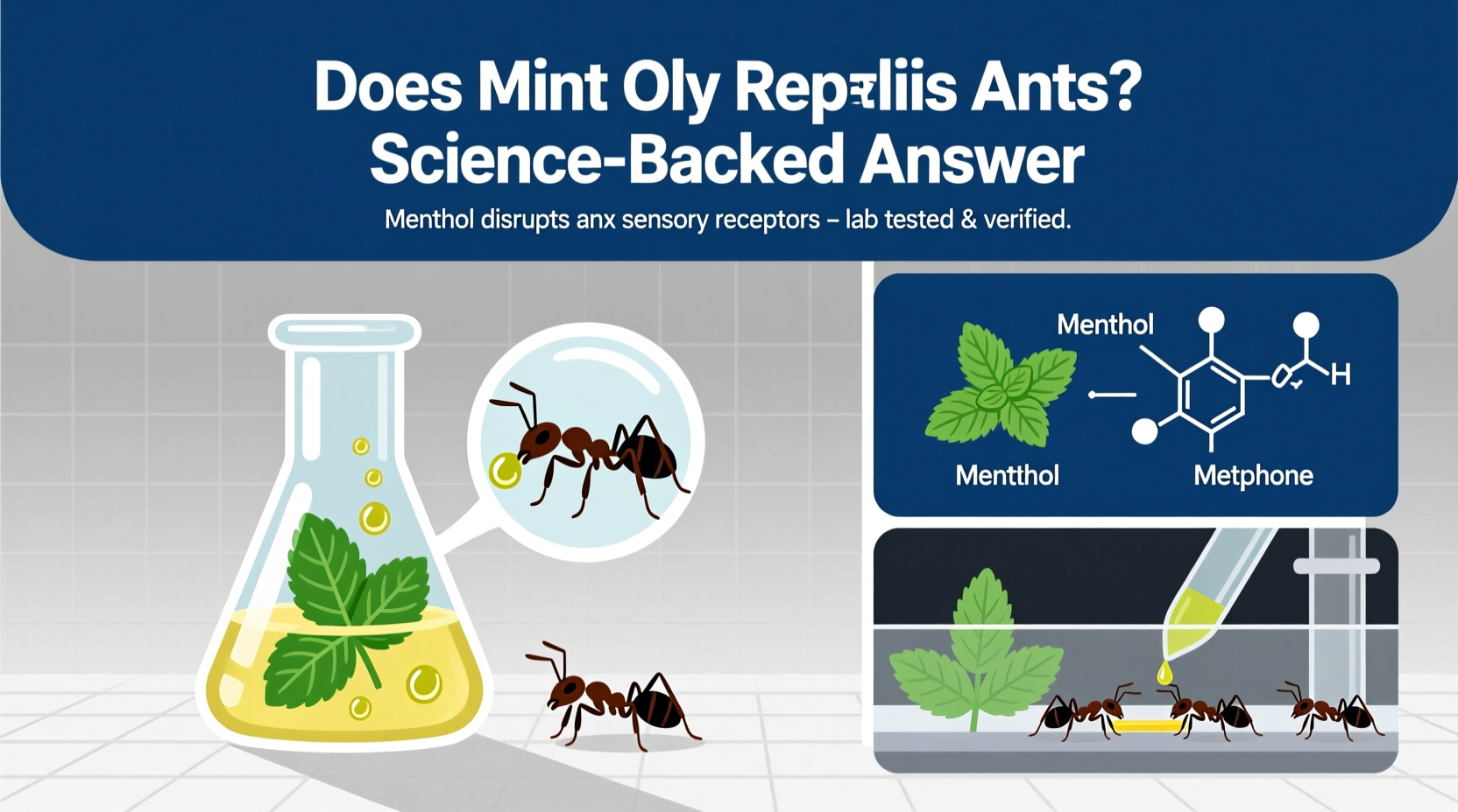 does mint oil repel ants