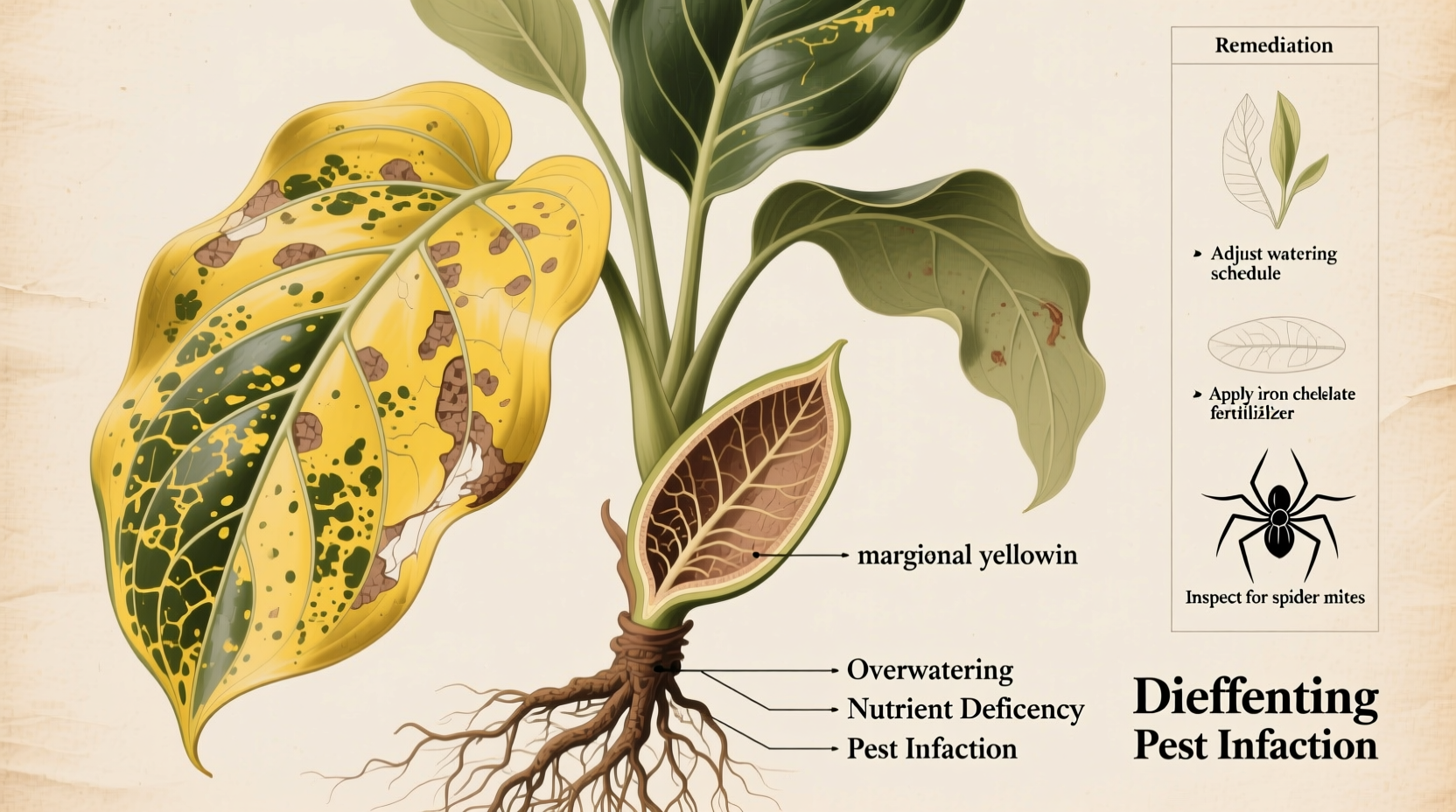 dieffenbachia leaves turning yellow common causes fixes
