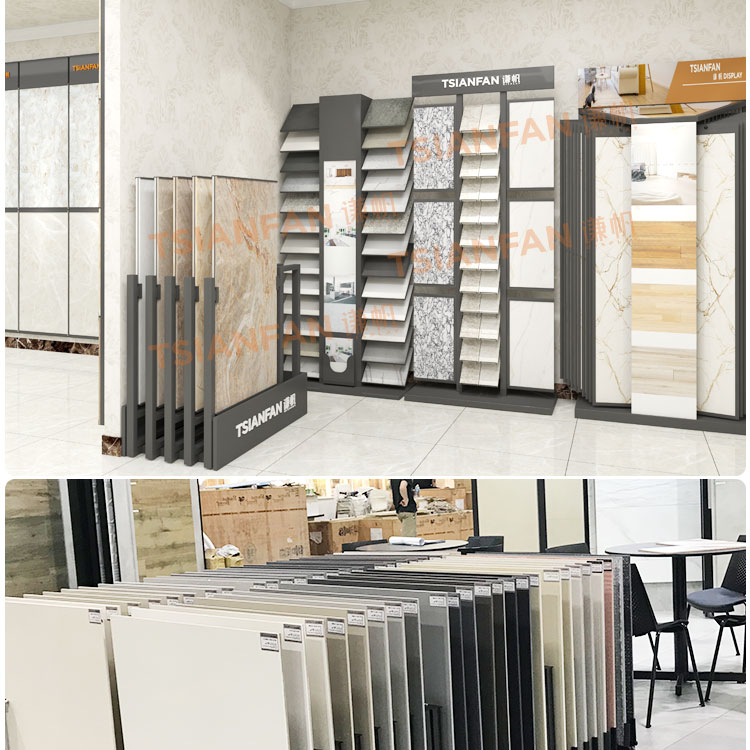 Epoxy Flake Sample Folder Tileample Packaging Panel Holder Marble Granite Floor Showroom Unit Tile Counter Display