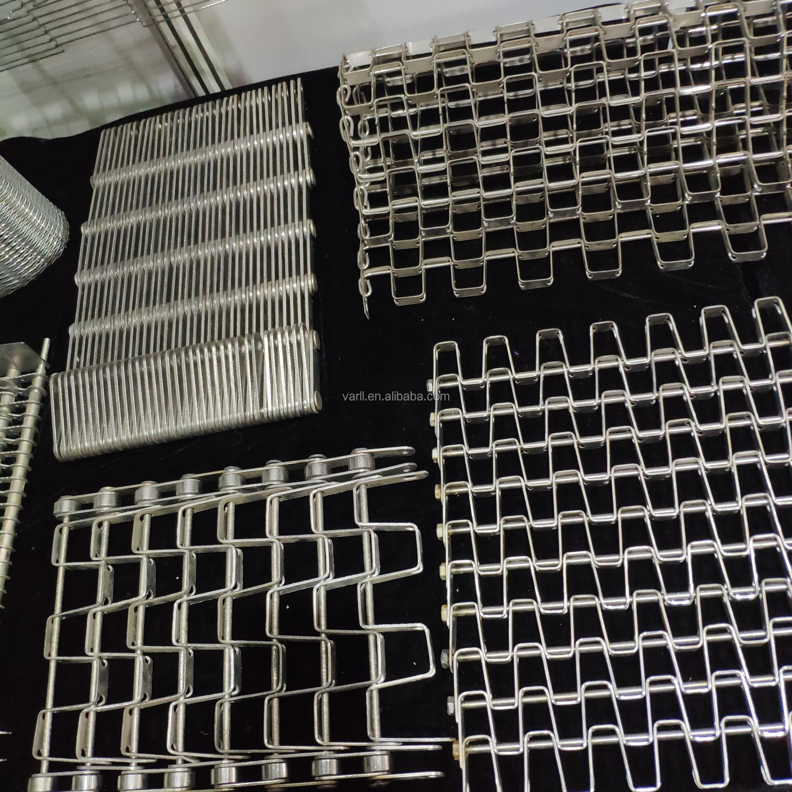 interlock Chain Stainless Steel Mesh Belt Wire Cookies Conveyor