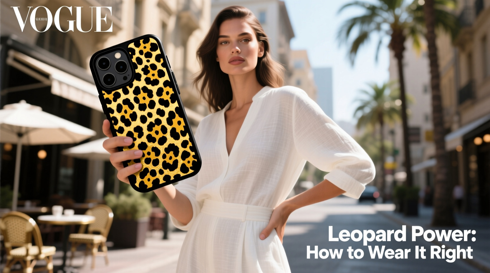 stylish tips on how to accessorize your outfit with a leopard print iphone case