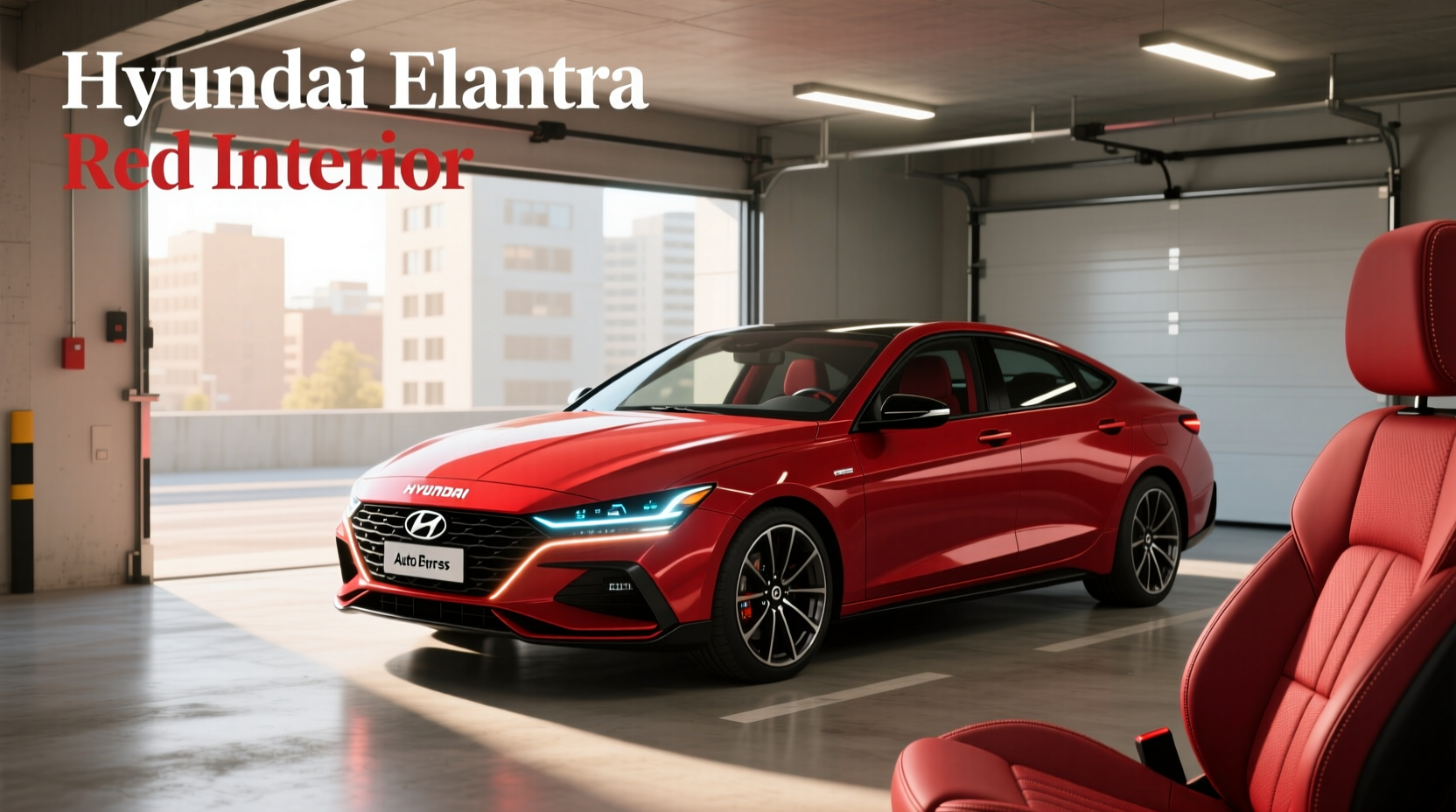 Does the Hyundai Elantra Have a Red Interior Option?
