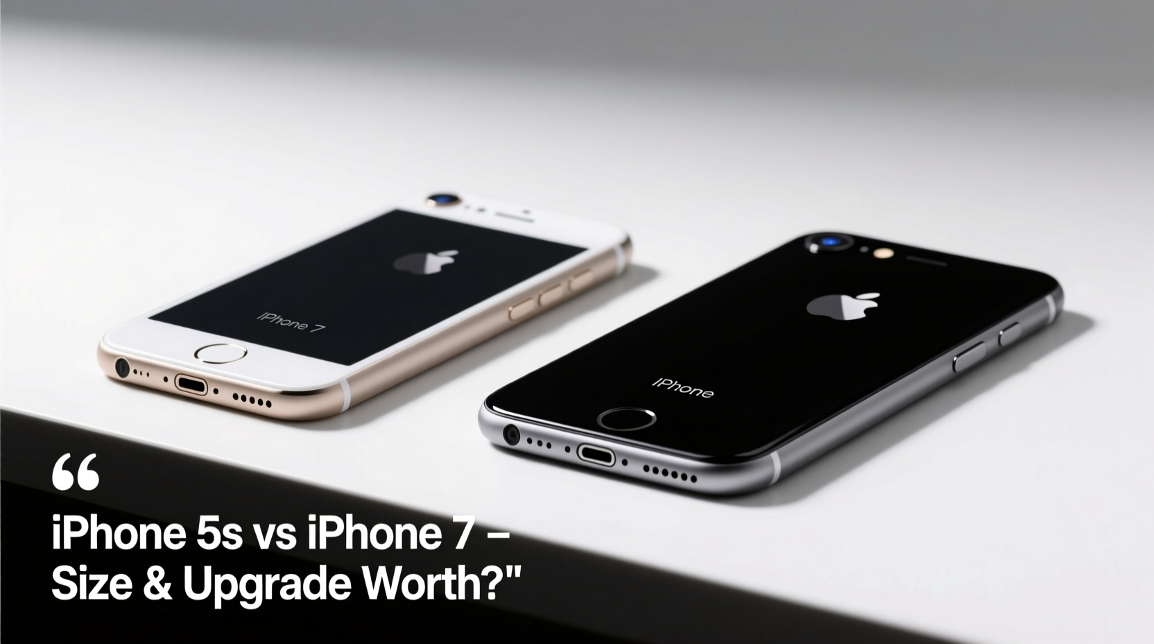 iphone 5s vs iphone 7 is upgrading really worth it for the size difference