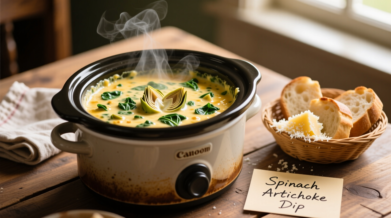 Perfect Crockpot Spinach Artichoke Dip Recipe: Creamy & Foolproof