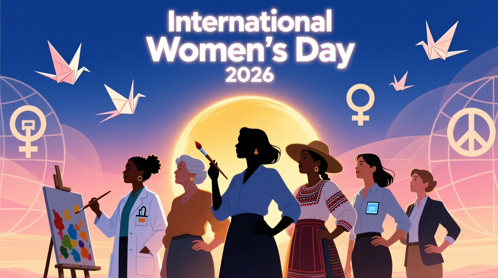 international womens day vector