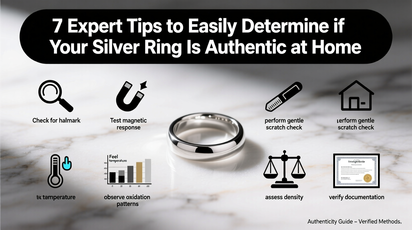 7 expert tips to easily determine if your silver ring is authentic at home