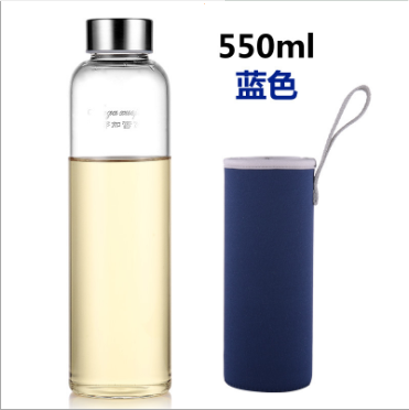 Wholesale hot sale empty glass water bottle drinking glass bottle