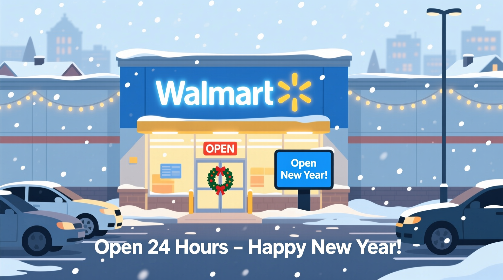 is walmart open on new year day