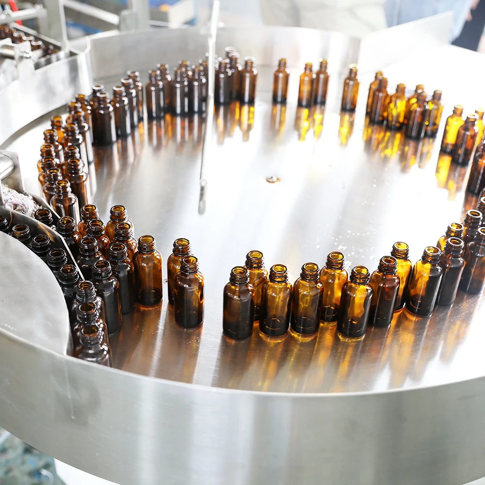 4 Nozzles Pharmaceutical Filling Machine Glass Dropper Bottle Filling ...